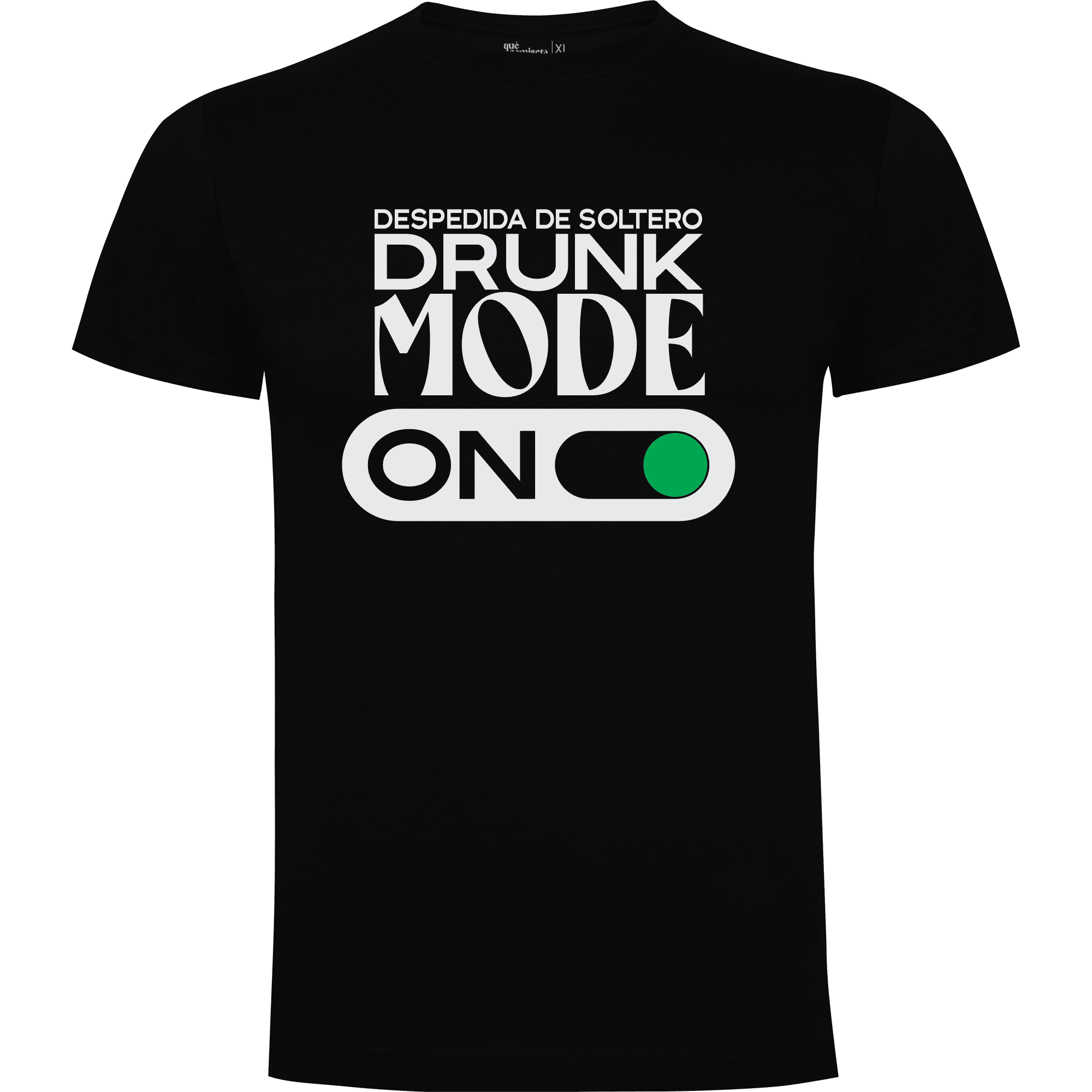 Camiseta despedida de soltero diseño Drunk mode