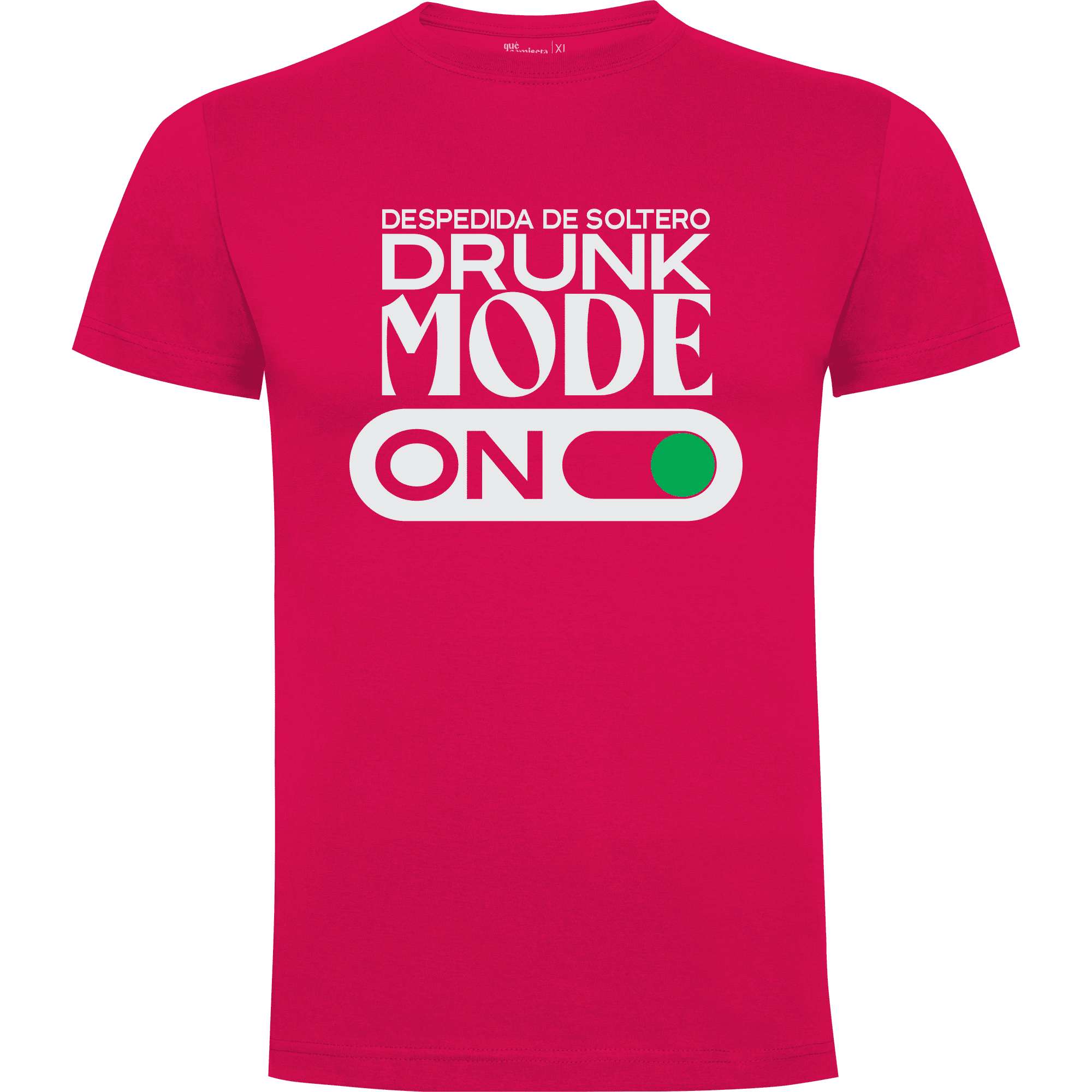 Camiseta despedida de soltero · Diseño Drunk mode