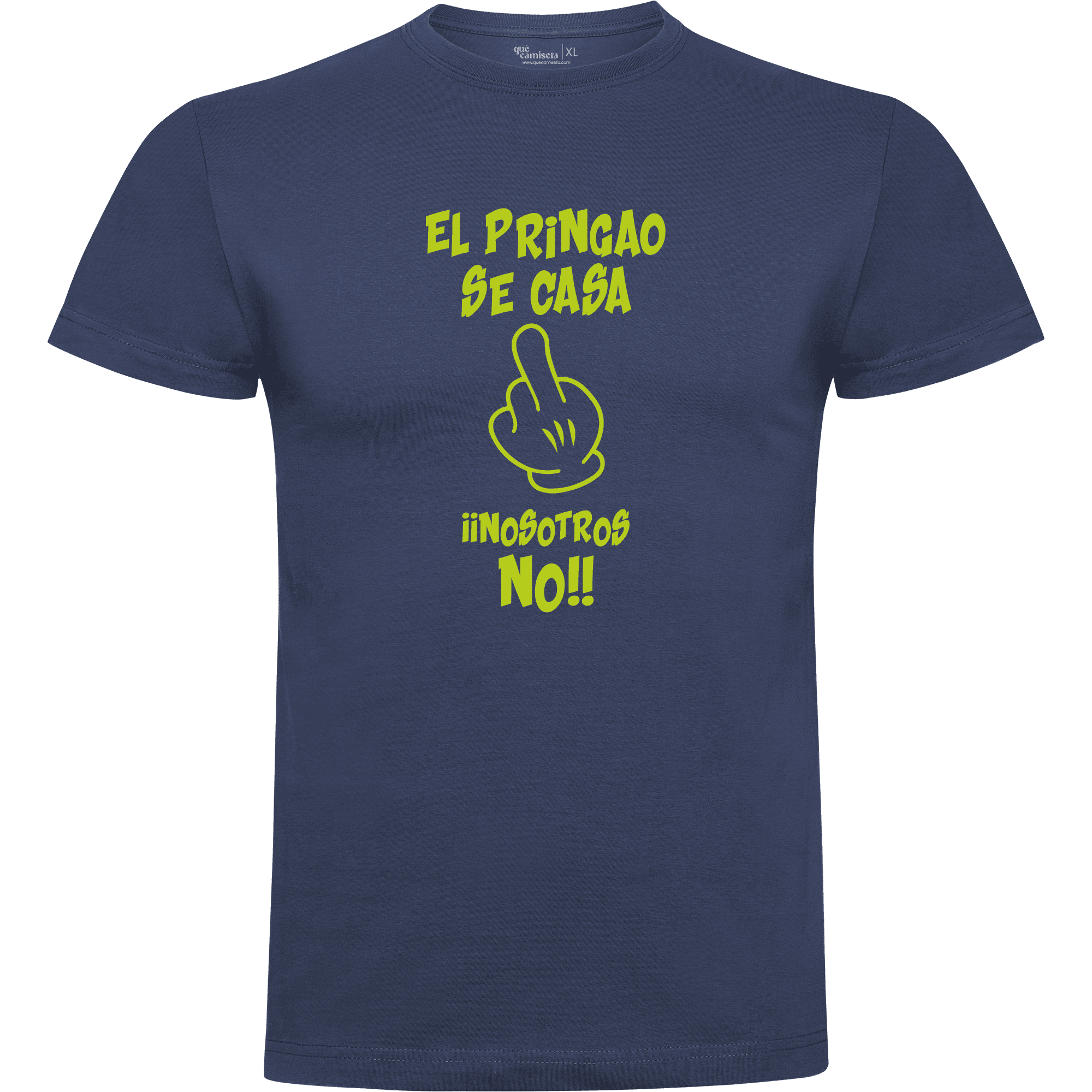 Camiseta despedida de soltero El pringao se casa