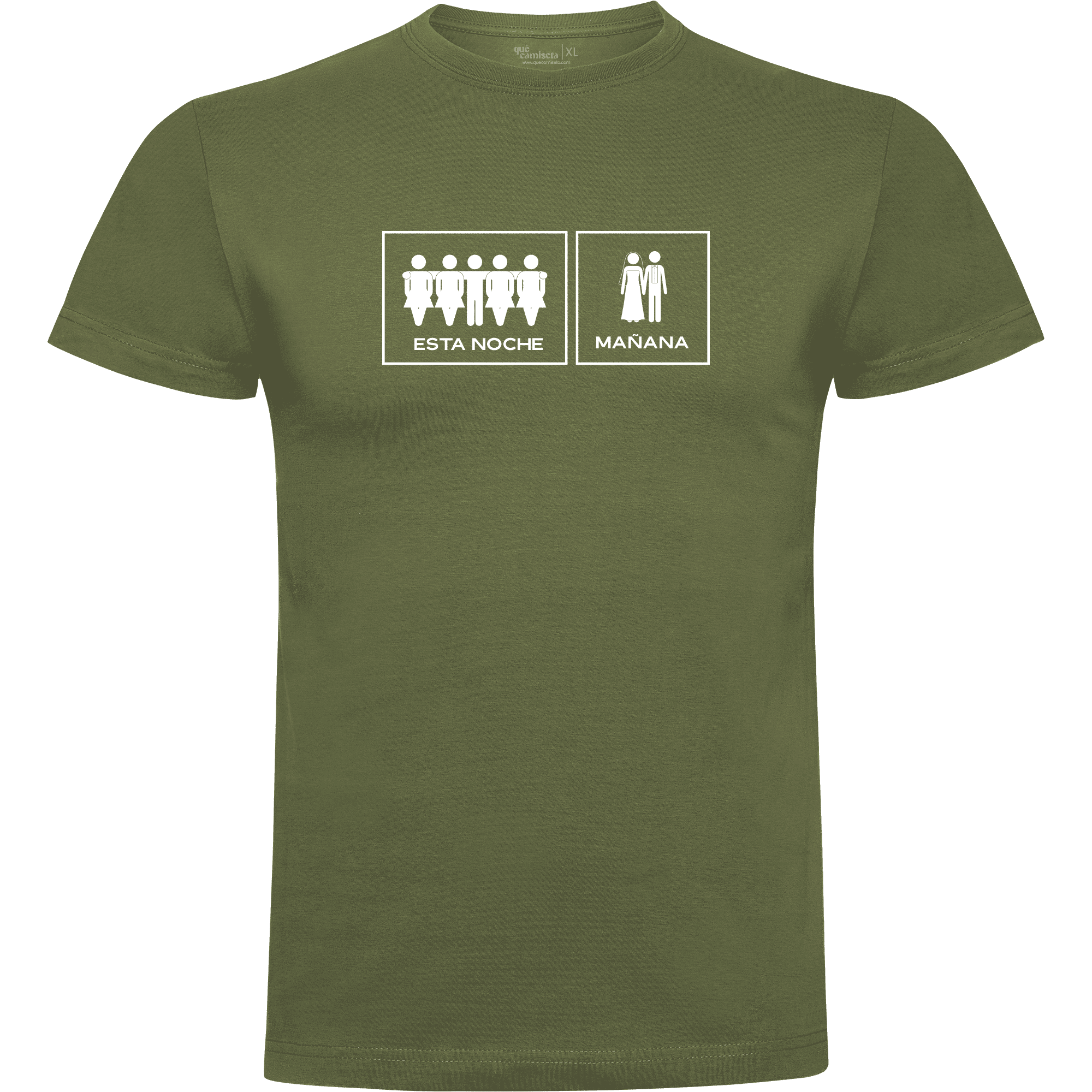 Camiseta despedida de soltero - Hoy/mañana