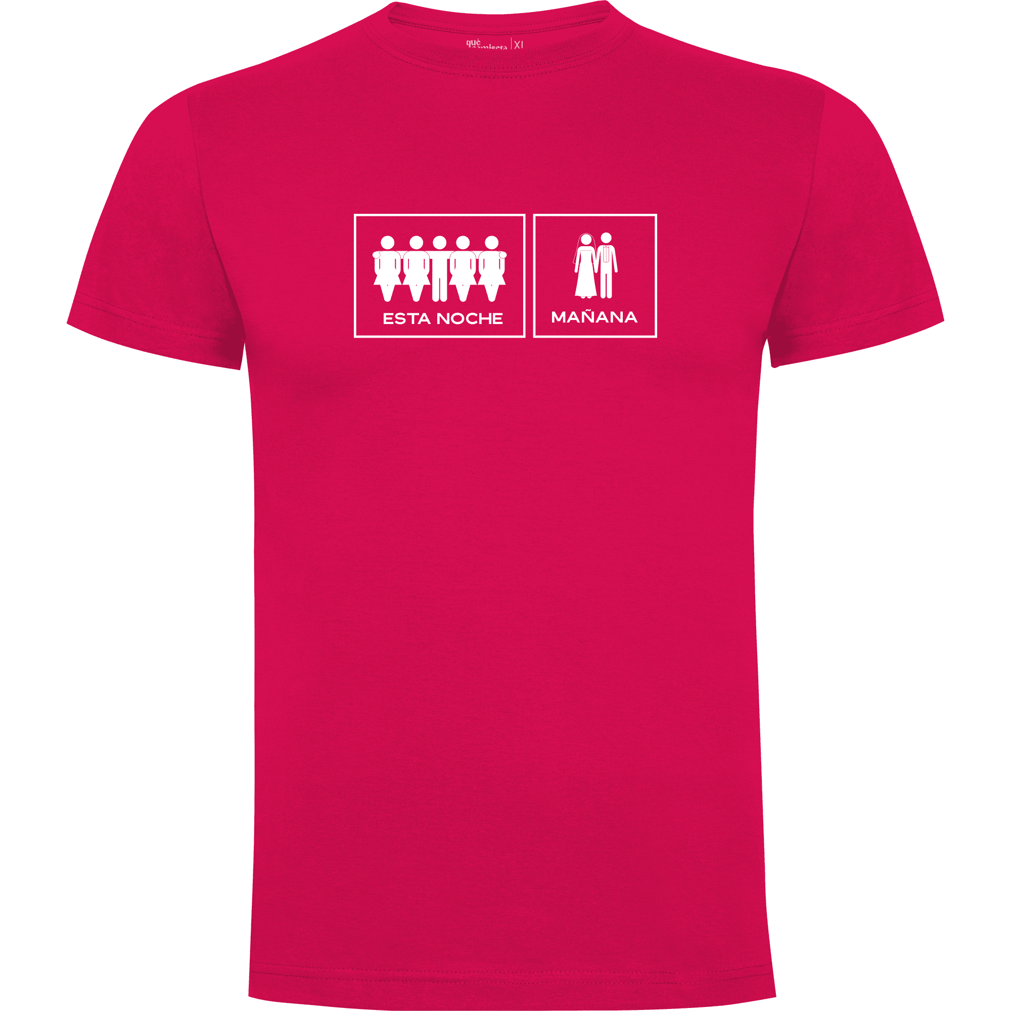 Camiseta despedida de soltero - Hoy/mañana