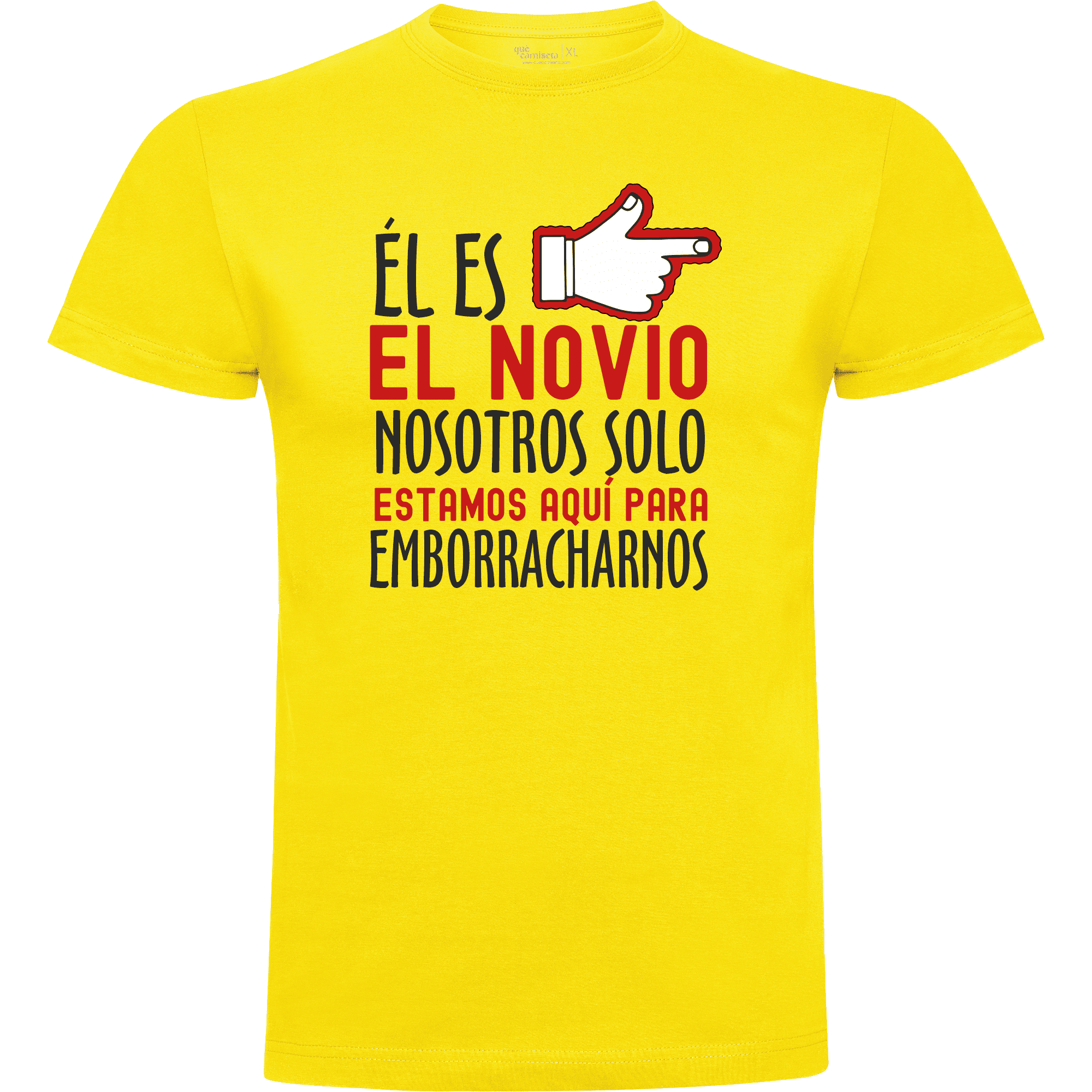 Camiseta despedida de soltero · El novio no soy yo