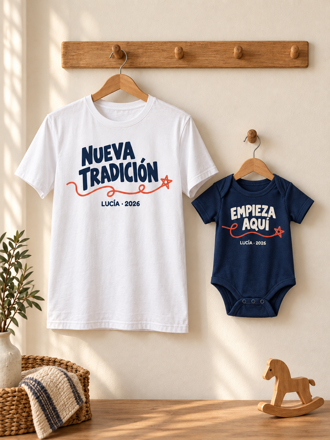 Nueva tradición — Pack personalizado para papá y bebé