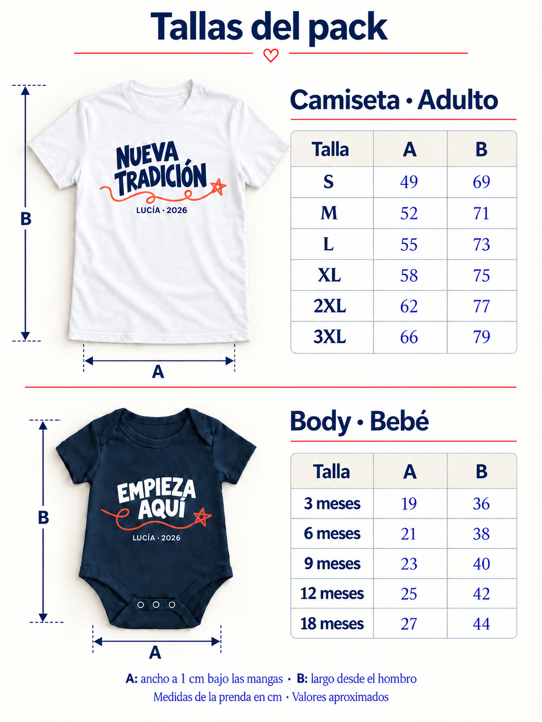 Nueva tradición — Pack personalizado para papá y bebé