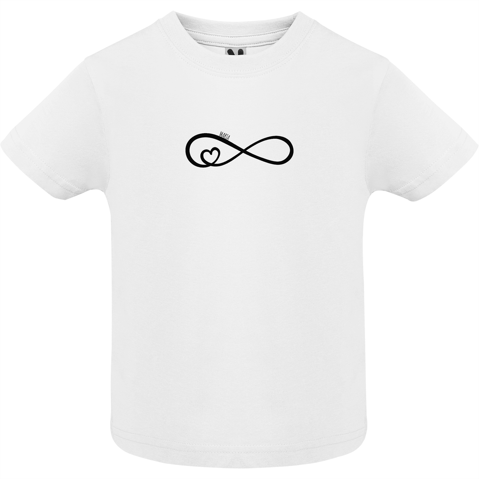Camiseta Bebé – Corazón infinito
