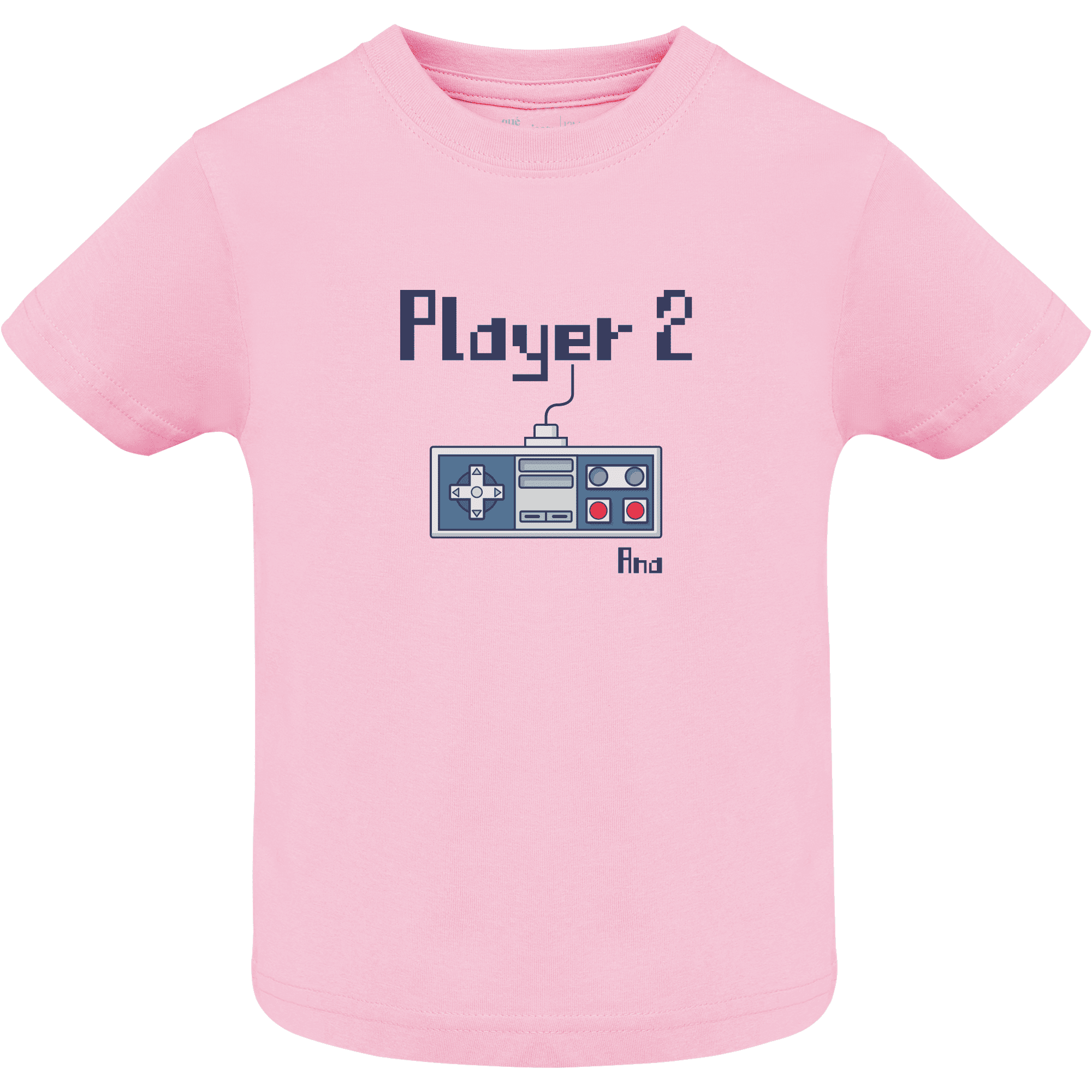 Camiseta Bebé – Player 1 Player 2