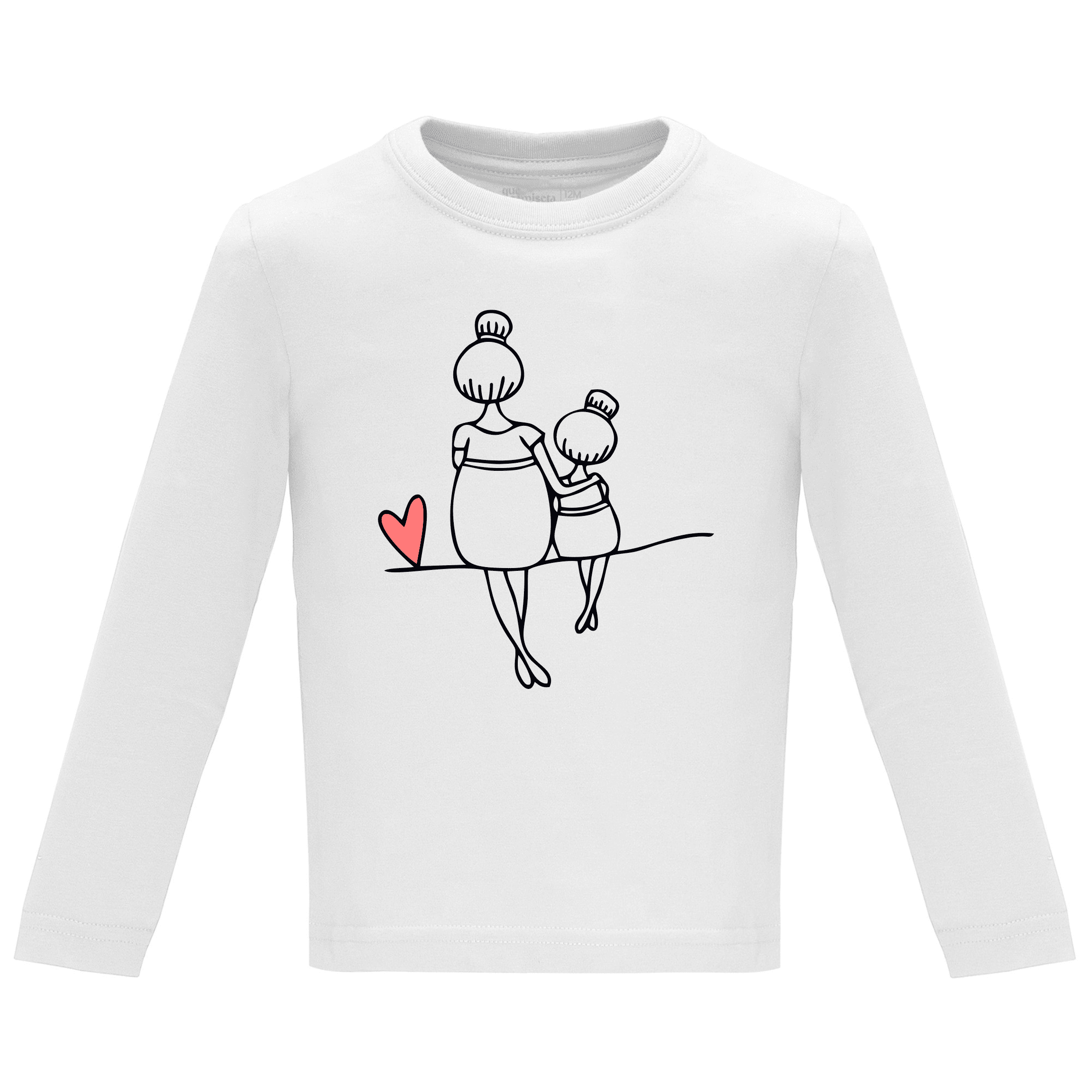 Camiseta Bebé – Línea Corazón