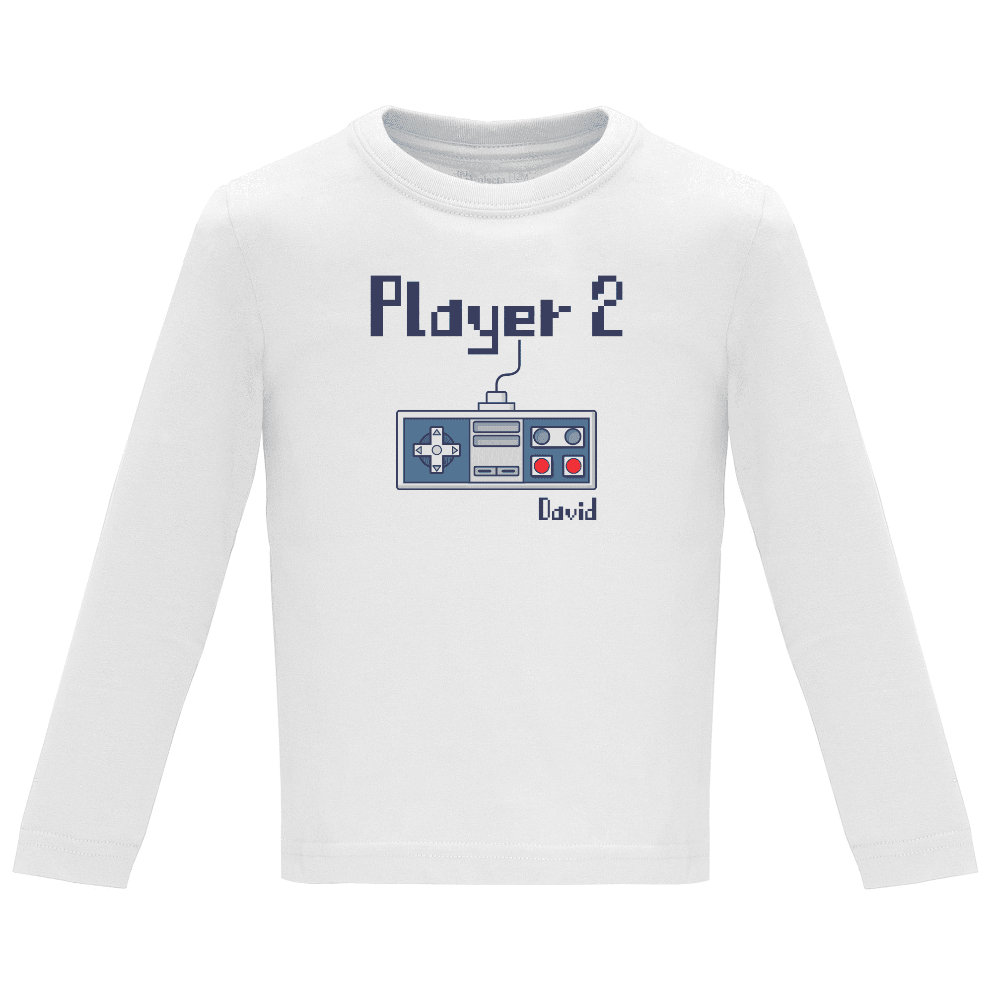 Camiseta Bebé – Player 1 Player 2