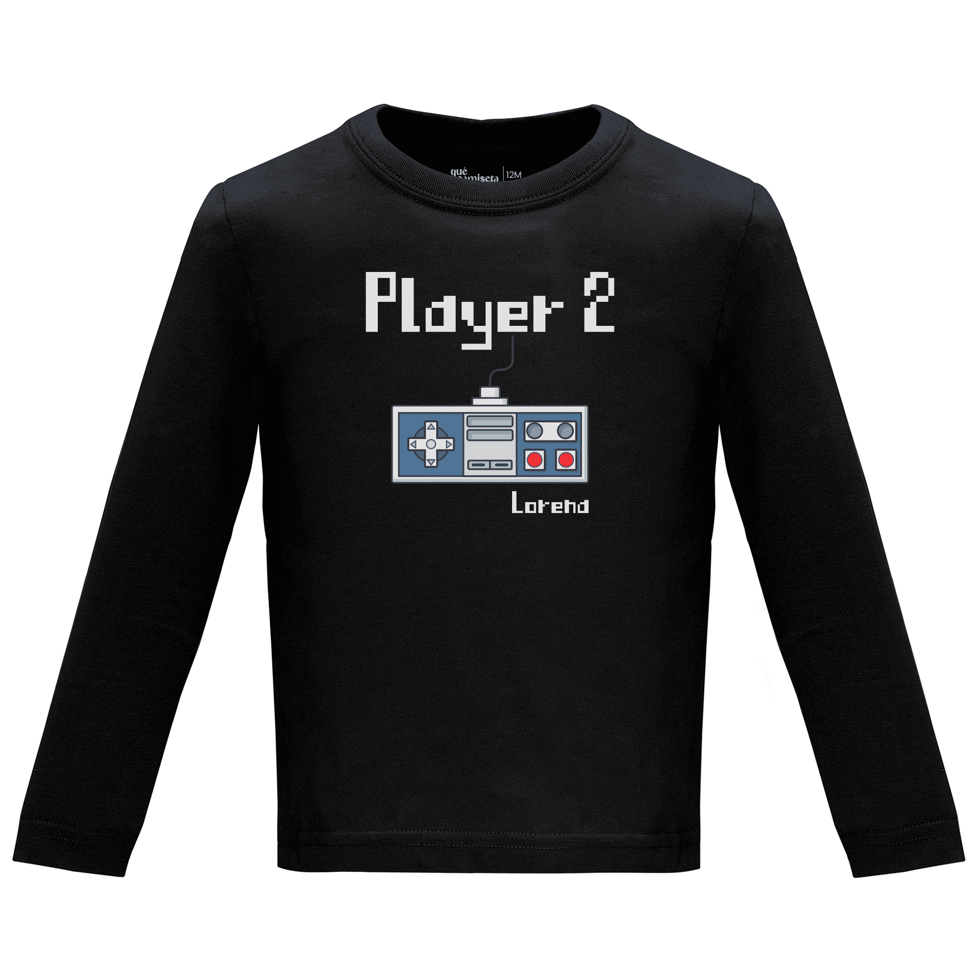 Camiseta Bebé – Player 1 Player 2