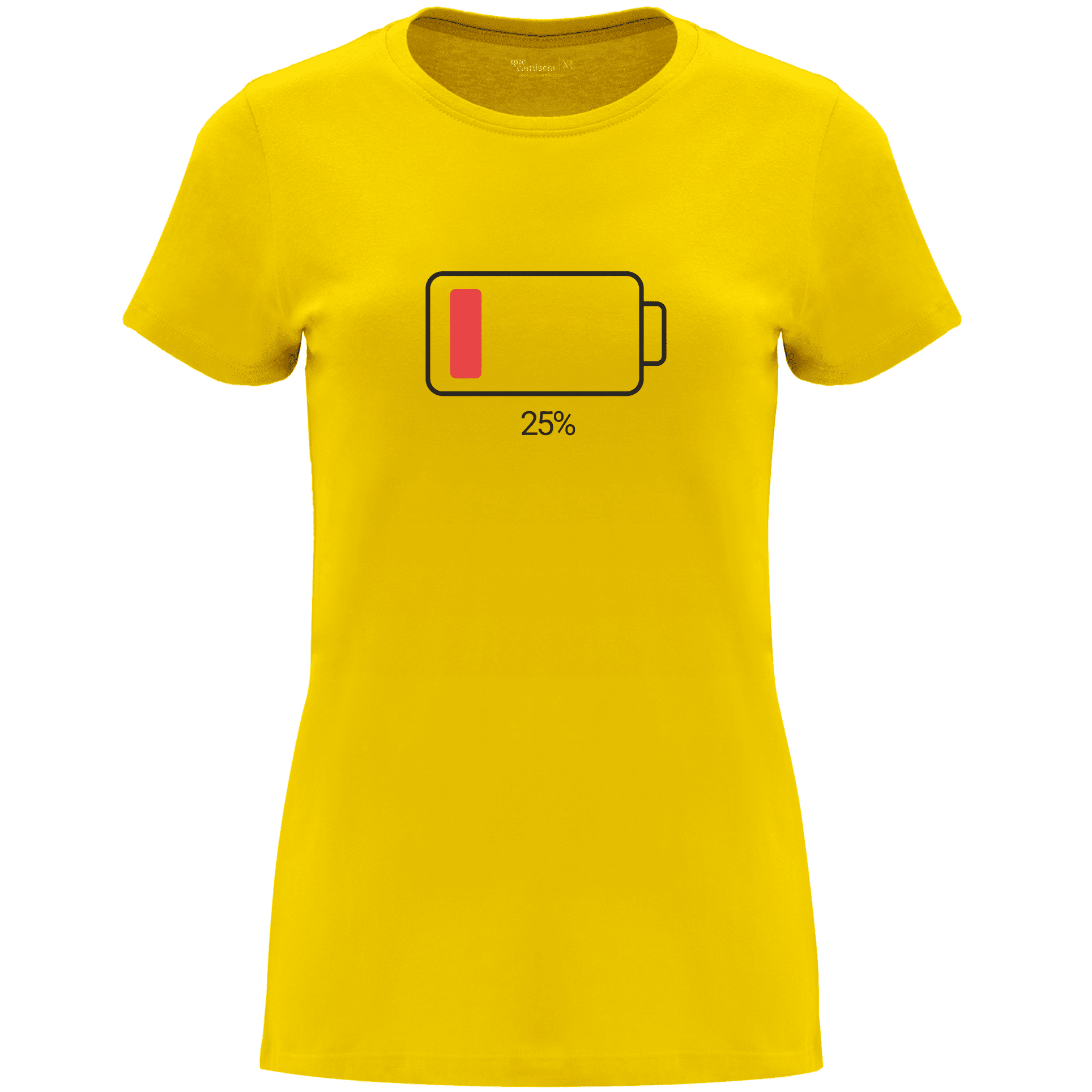 Camiseta Día de la Madre en Algodón Orgánico – Batería descargada