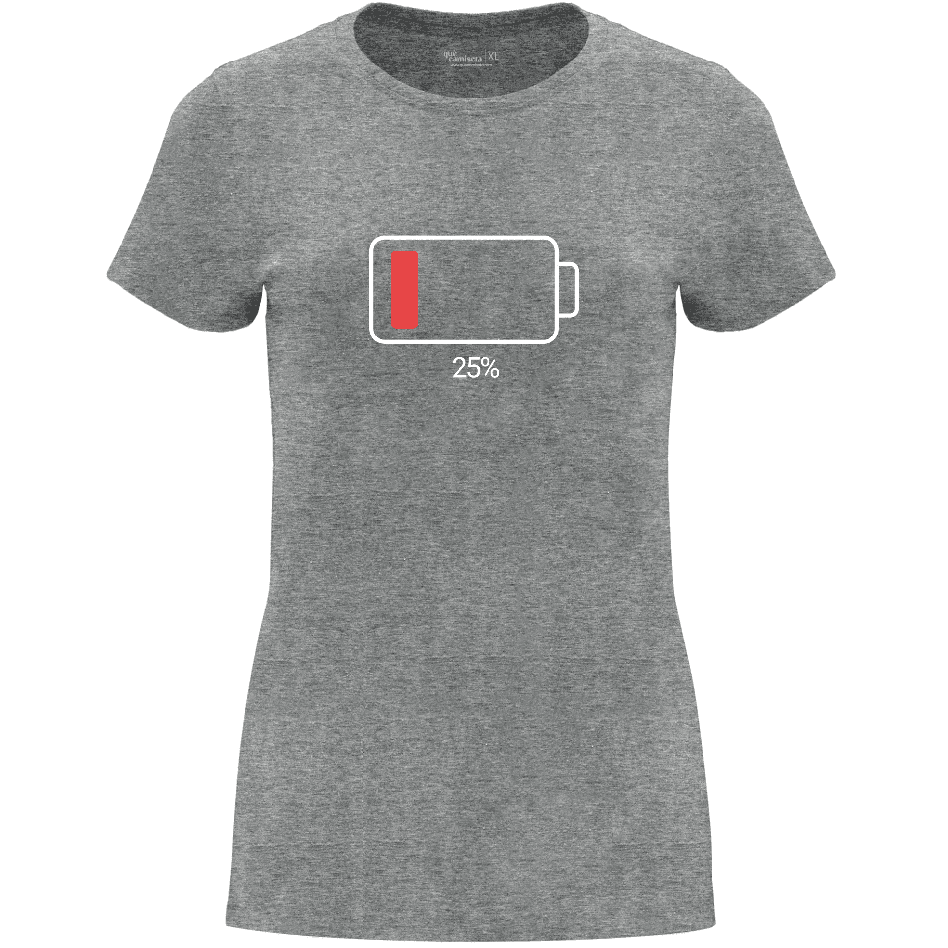 Camiseta Día de la Madre en Algodón Orgánico – Batería descargada