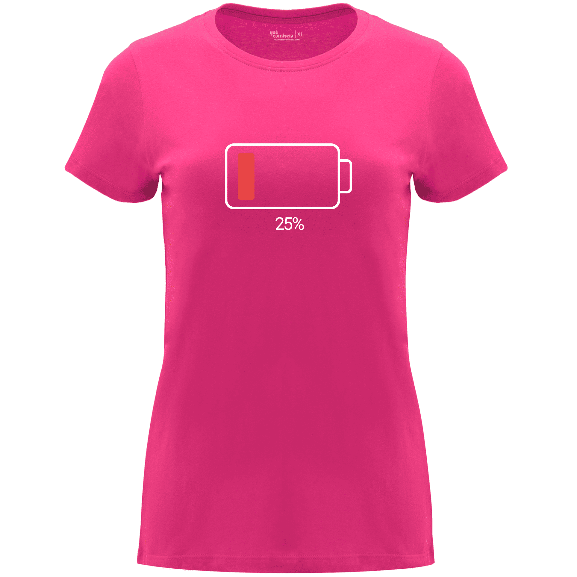 Camiseta Día de la Madre en Algodón Orgánico – Batería descargada