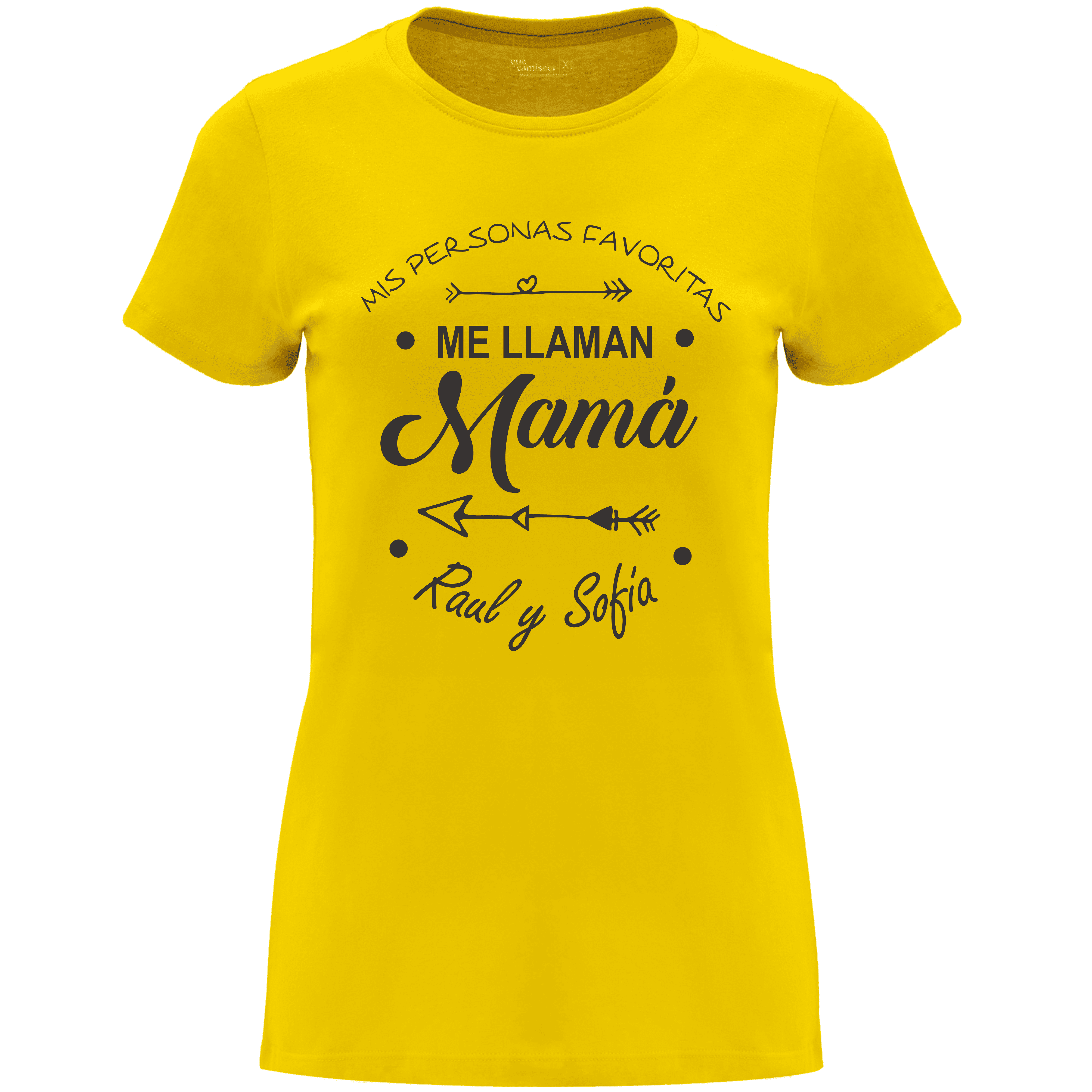 Camiseta Día de la Madre en Algodón Orgánico – Mis personas favoritas me llaman Mamá