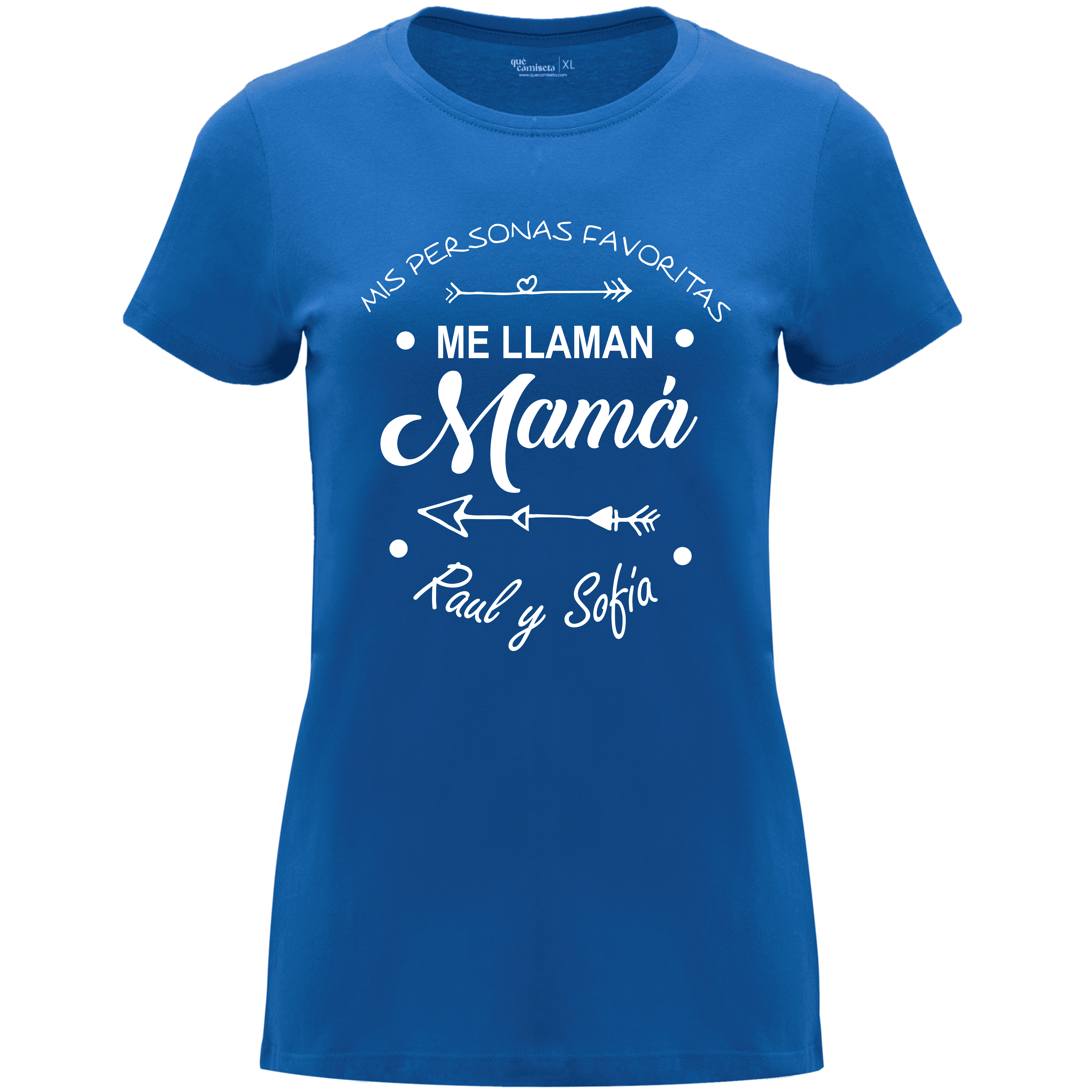 Camiseta Día de la Madre en Algodón Orgánico – Mis personas favoritas me llaman Mamá