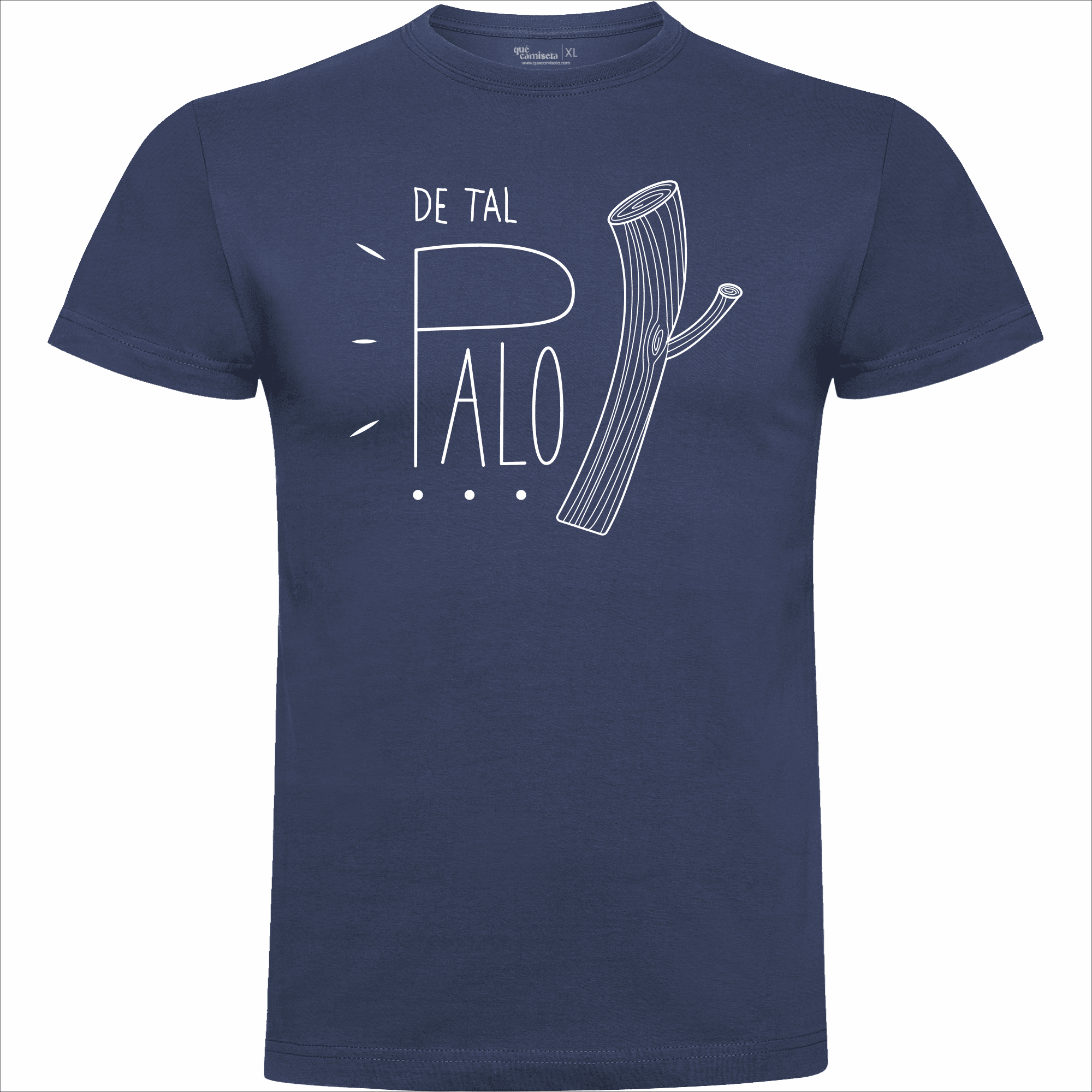 Camiseta De tal palo tal astilla en color Azul denim para el Día del Padre
