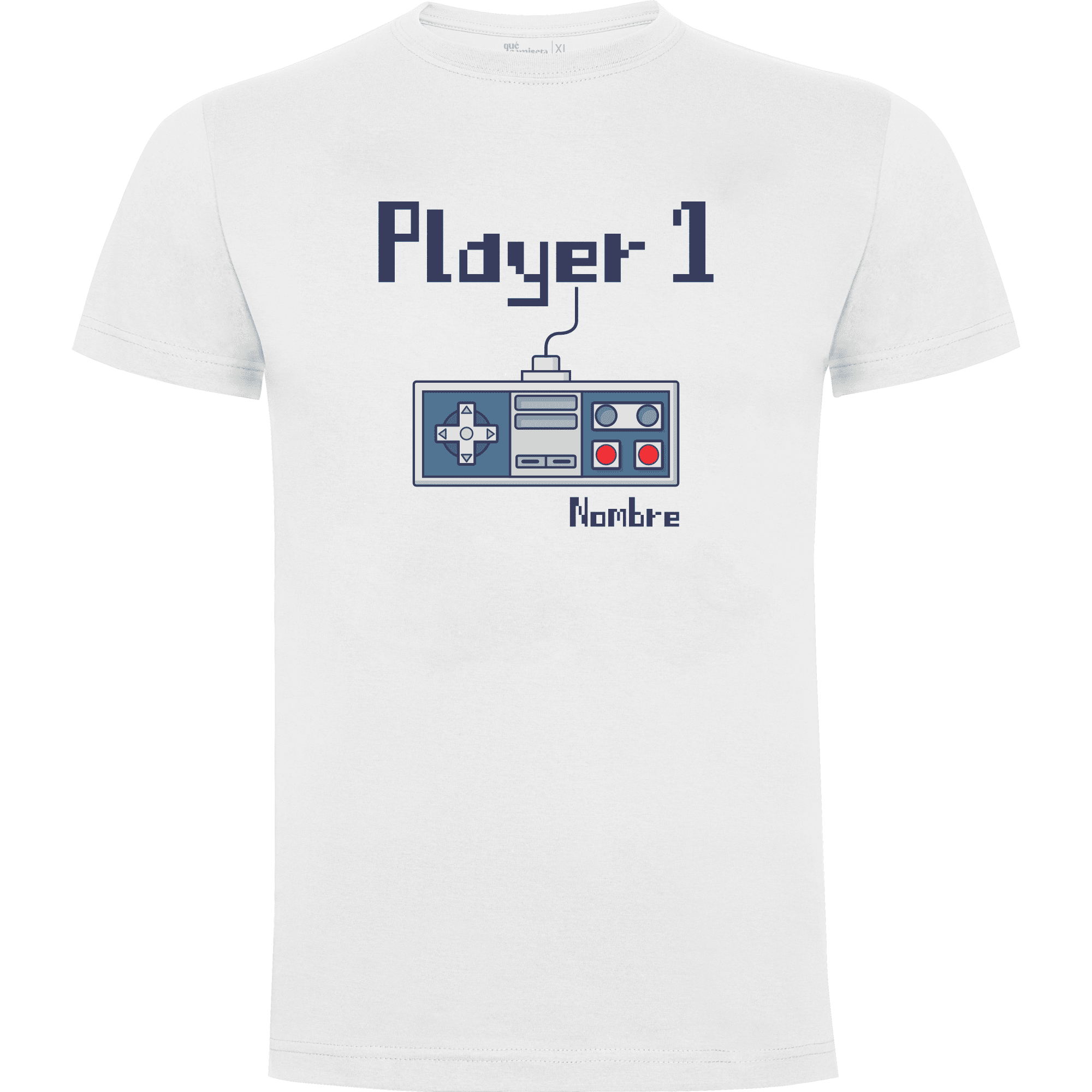 Camiseta Día del Padre en Algodón Orgánico – Player 1 player 2