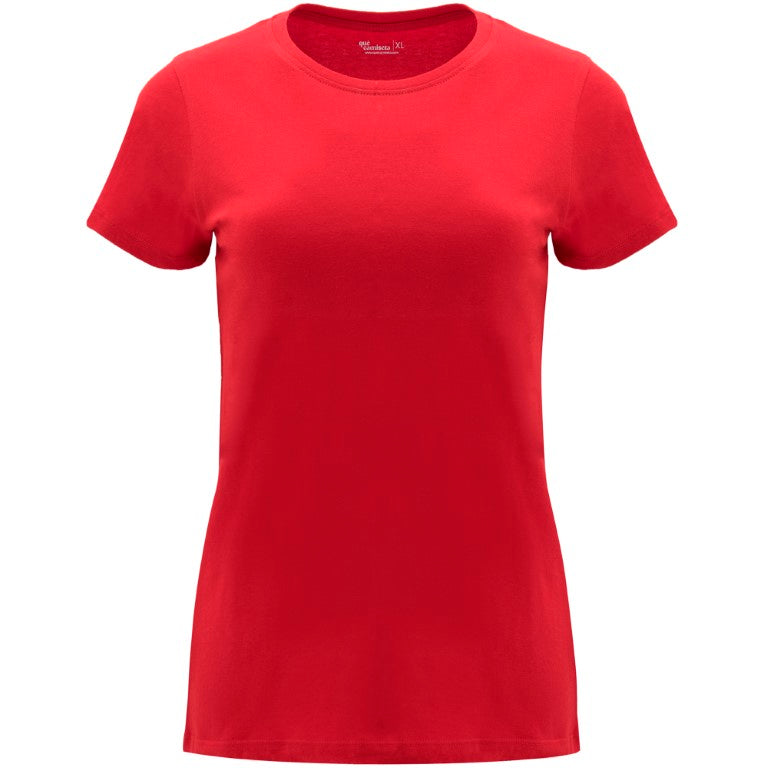 Camiseta mujer personalizada de algodón semientallada