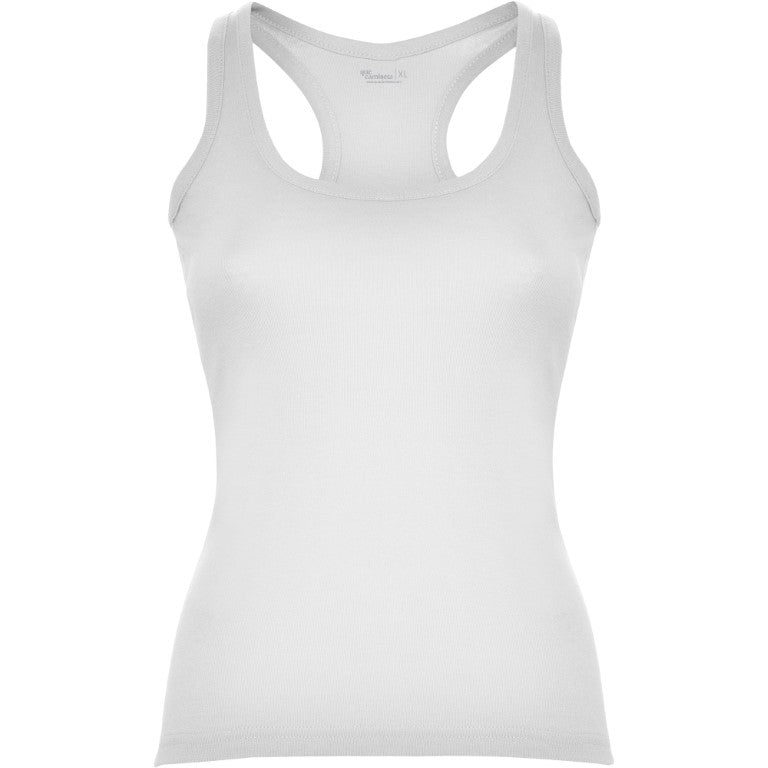 Camiseta mujer personalizada de algodón sin mangas
