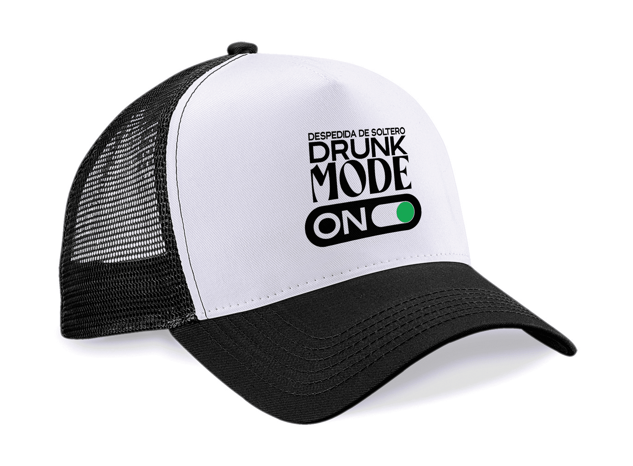 Gorra Trucker Drunk Mode – Despedida de Soltero | Diseño Divertido