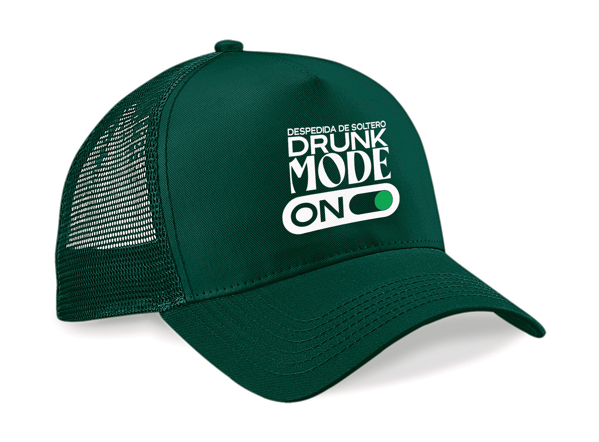 Gorra Trucker Drunk Mode – Despedida de Soltero | Diseño Divertido