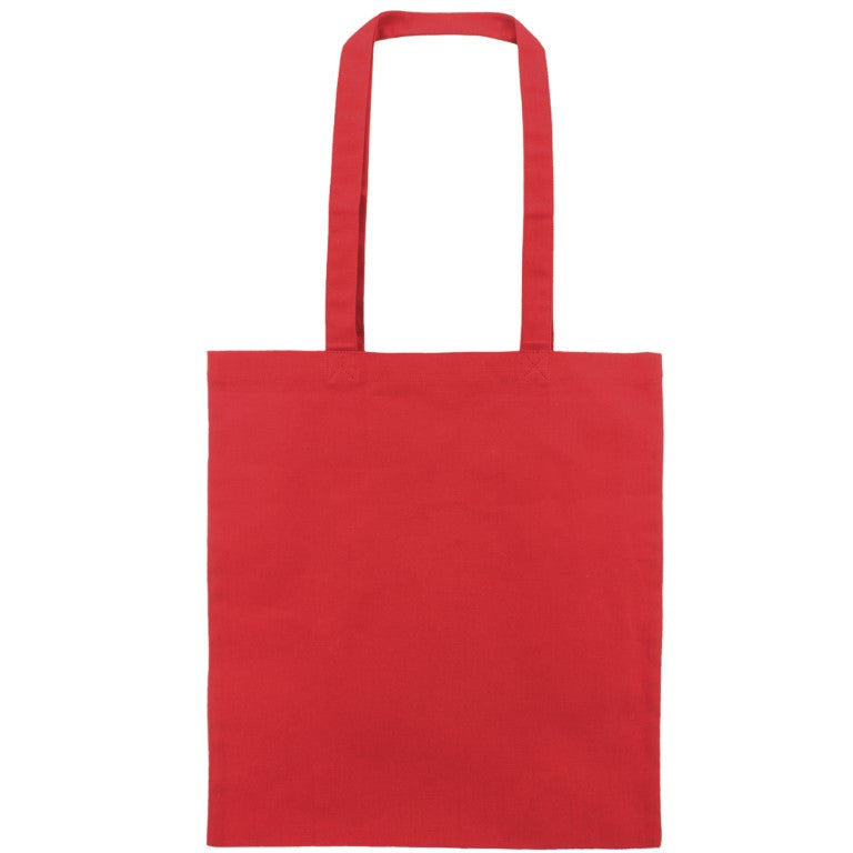 Bolsa de algodón personalizada con asas largas