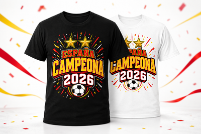 Camiseta España Campeona 2026 de Fútbol para Bebé