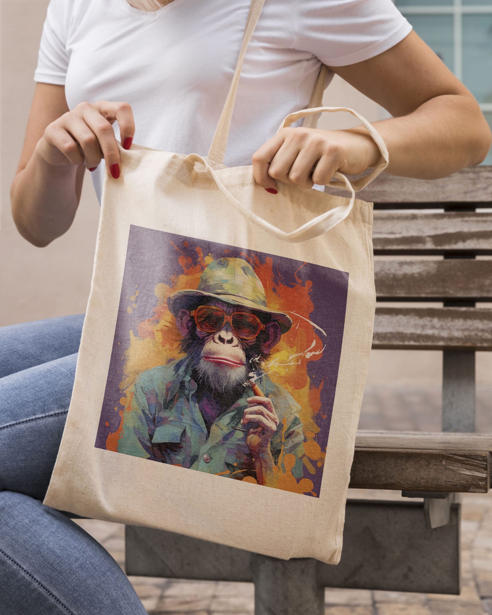 Tote bag - Monkey style