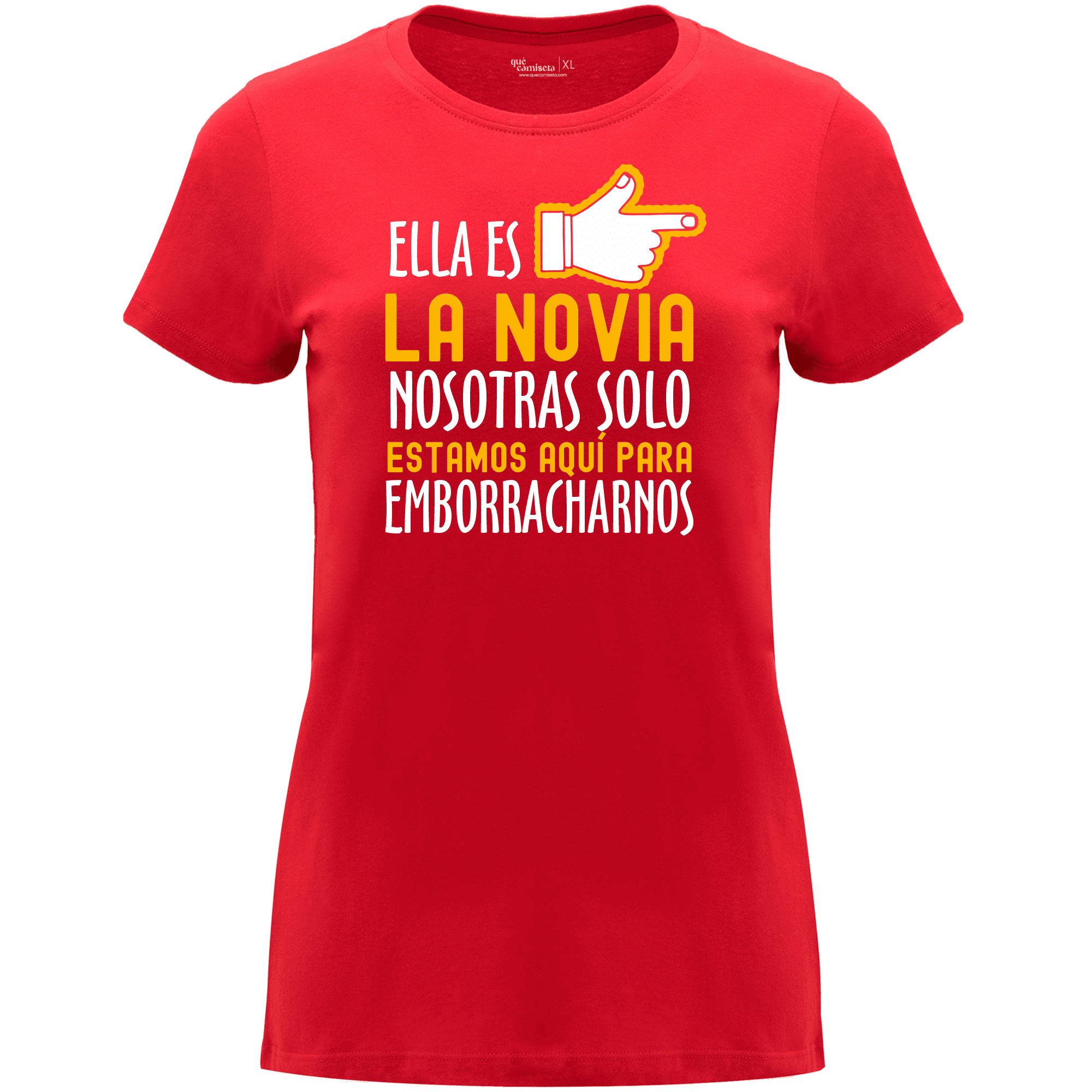 Camiseta despedida de soltera - La novia no soy yo
