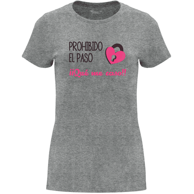 Camiseta despedida de soltera - Prohibido el paso que me caso