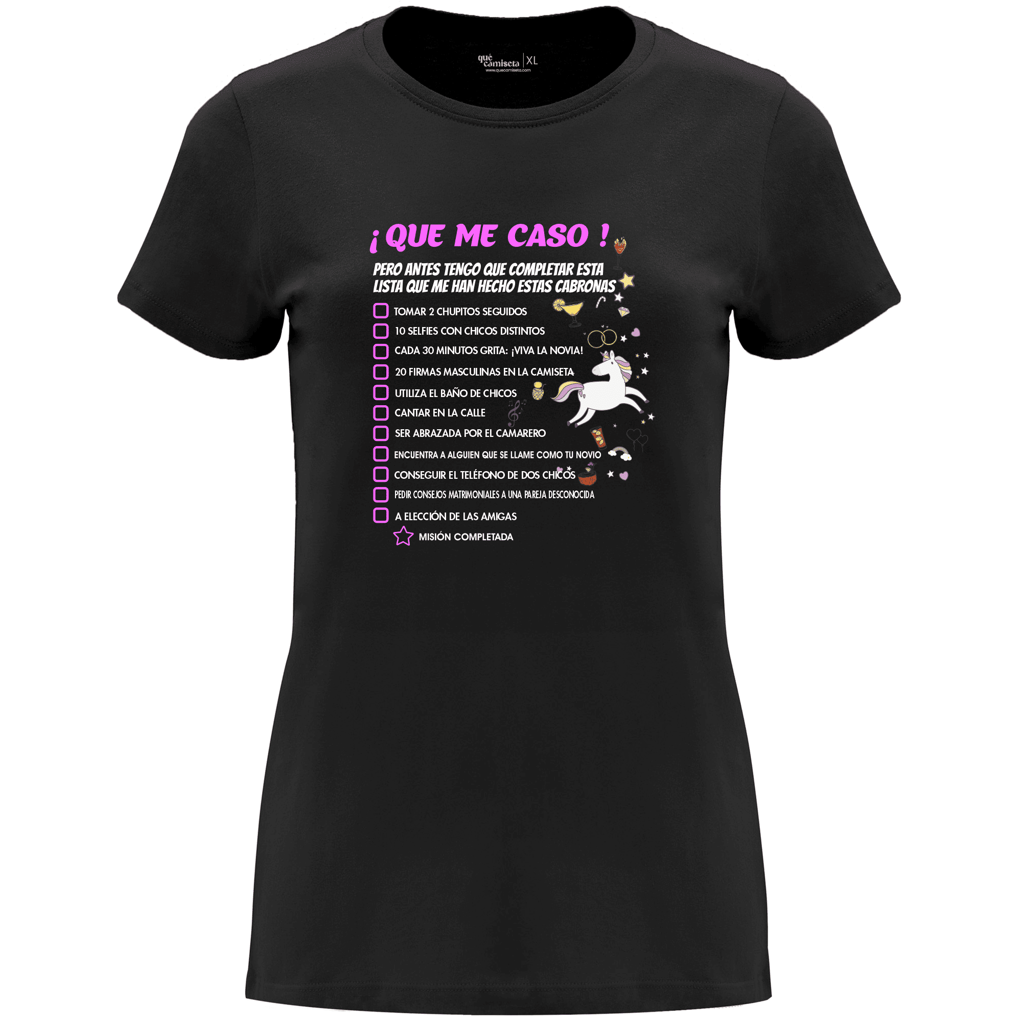Camiseta despedida de soltera - Que me caso