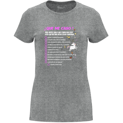 Camiseta despedida de soltera - Que me caso