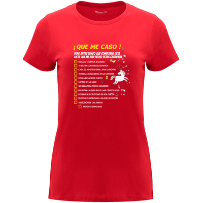 Camiseta despedida de soltera - Que me caso