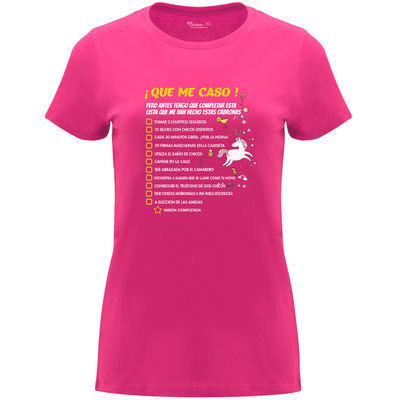 Camiseta despedida de soltera - Que me caso