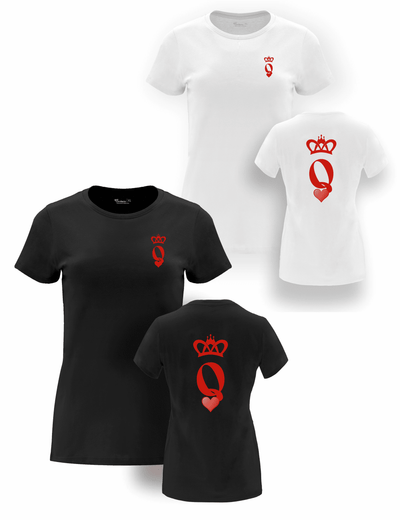 Camiseta "Reina" para despedida de soltera – Disponible en varios colores.