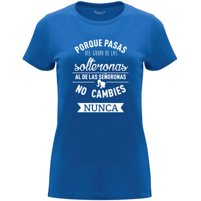 Camiseta despedida de soltera - De señorona a solterona