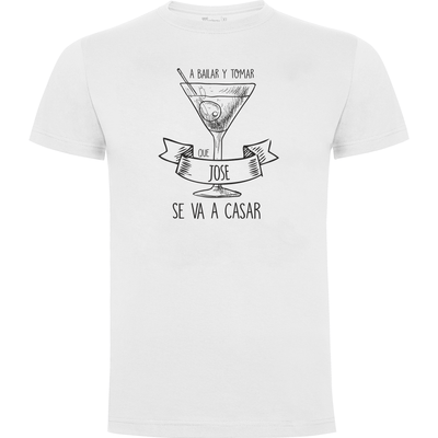Camiseta despedida de soltero · Diseño A bailar y a tomar