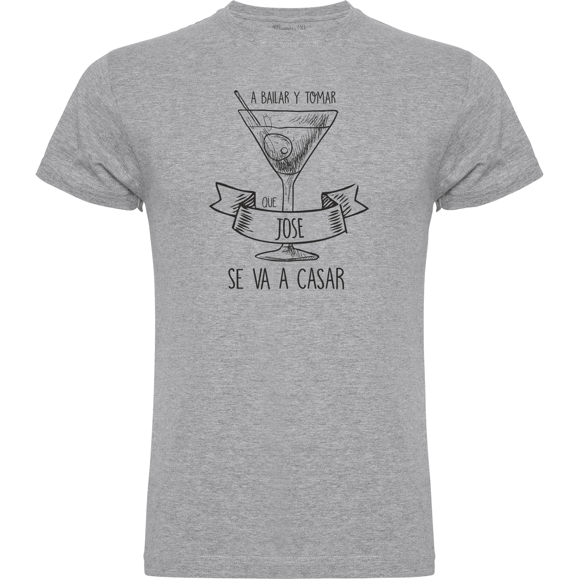 Camiseta despedida de soltero · Diseño A bailar y a tomar