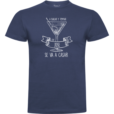 Camiseta despedida de soltero · Diseño A bailar y a tomar