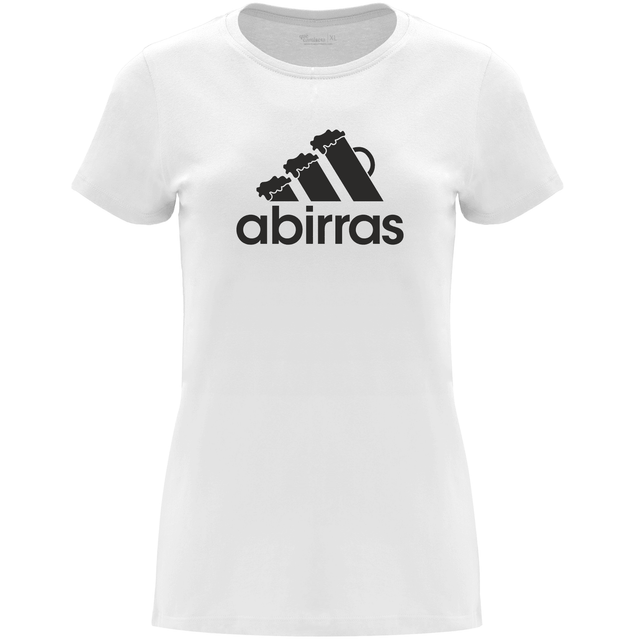 Camiseta despedida de soltera para amigas de la novia en algodón orgánico – Diseño A birras – Color Blanco