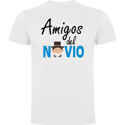Camiseta despedida de soltero diseño Amigos del novio