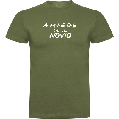 Camiseta despedida de soltero Friends amigos del novio