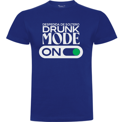 Camiseta despedida de soltero · Diseño Drunk mode