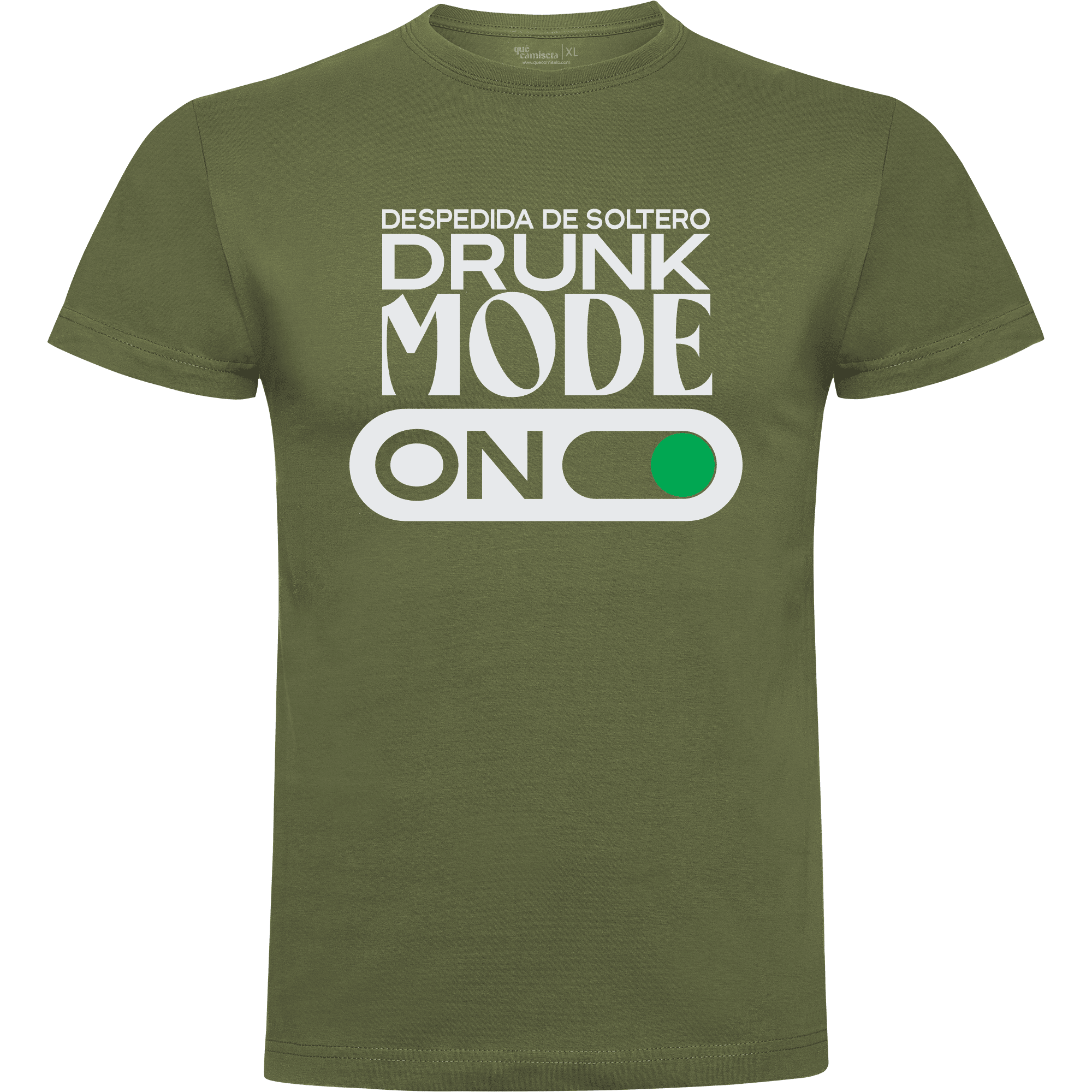 Camiseta despedida de soltero · Diseño Drunk mode