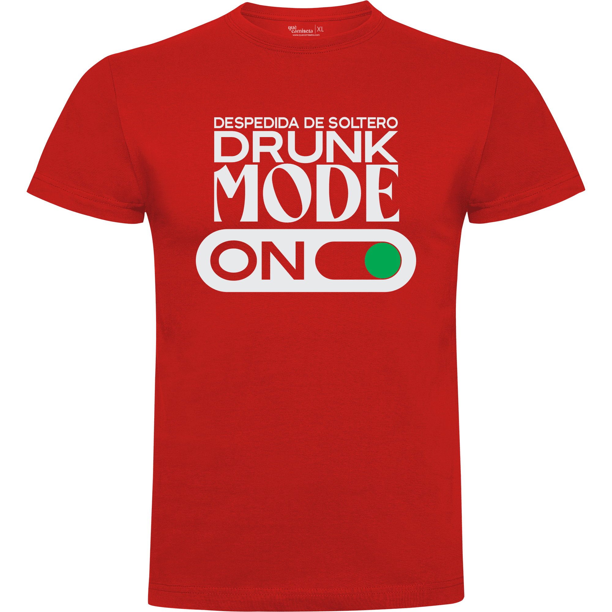 Camiseta despedida de soltero · Diseño Drunk mode