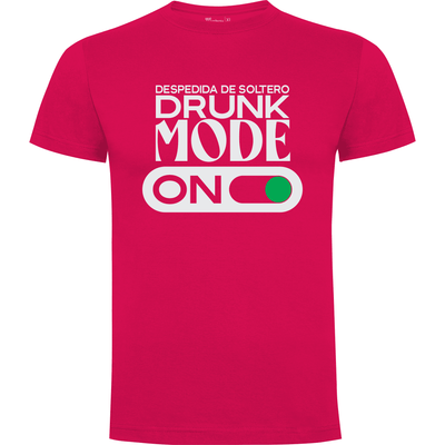 Camiseta despedida de soltero · Diseño Drunk mode