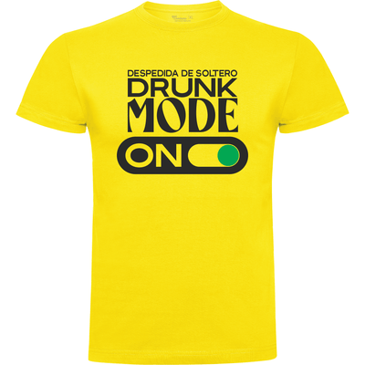 Camiseta despedida de soltero · Diseño Drunk mode