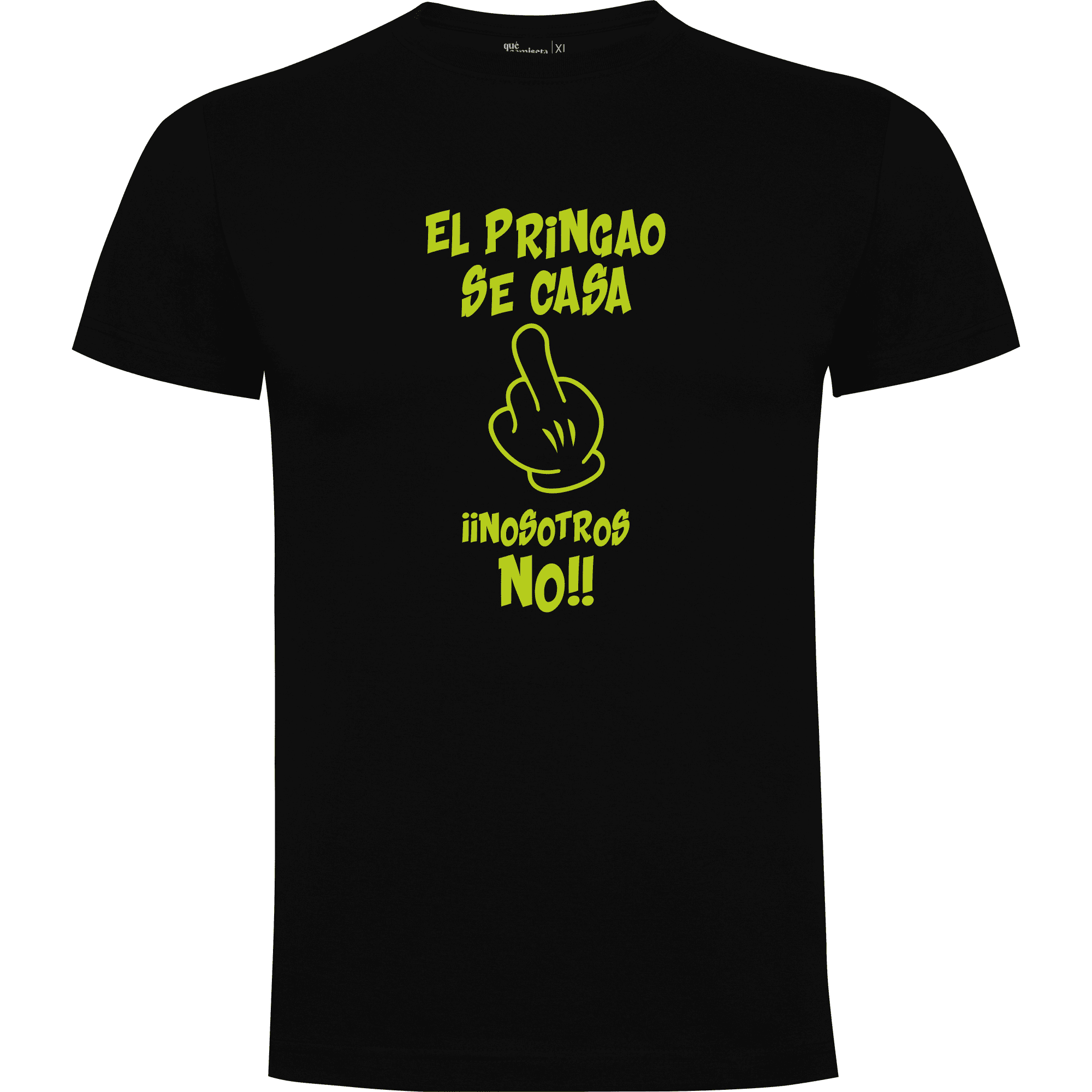 Camiseta despedida de soltero El pringao se casa