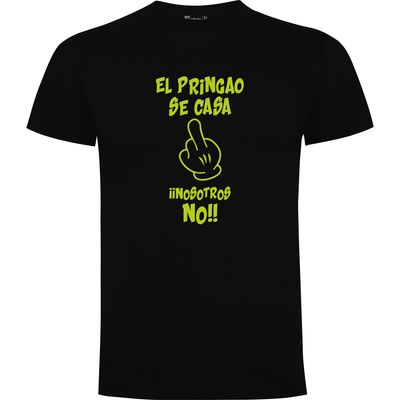 Camiseta despedida de soltero El pringao se casa
