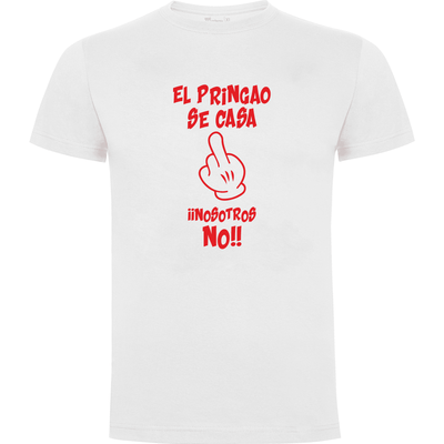 Camiseta despedida de soltero El pringao se casa
