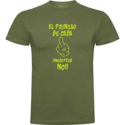 Camiseta despedida de soltero El pringao se casa